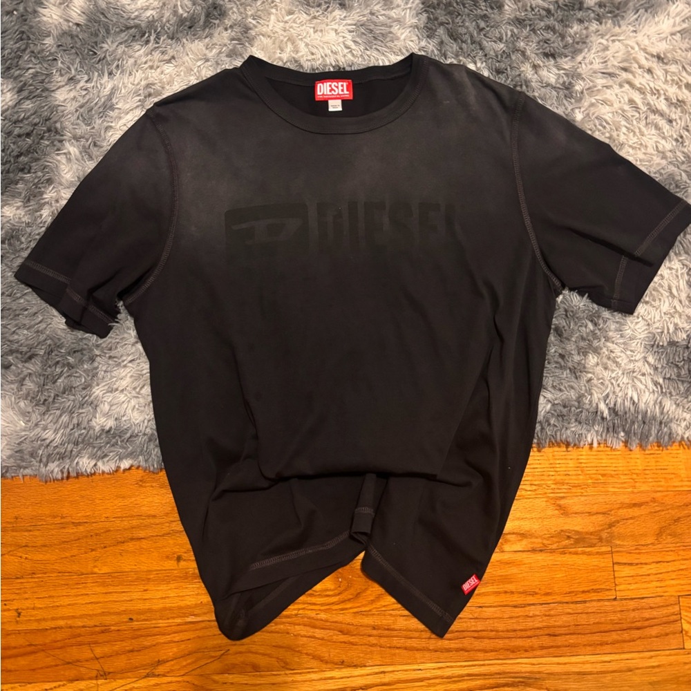 Diesel Black Graphic Tee